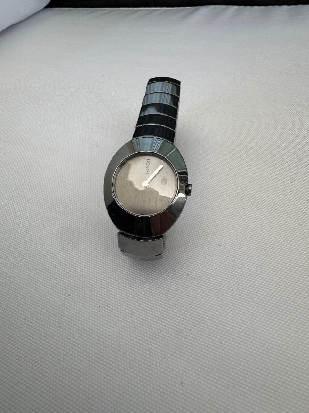 RADO Ovation 153.0495.3 Titanium High-Tech Ceramic Swiss LadiesWatch 8" Bracelet